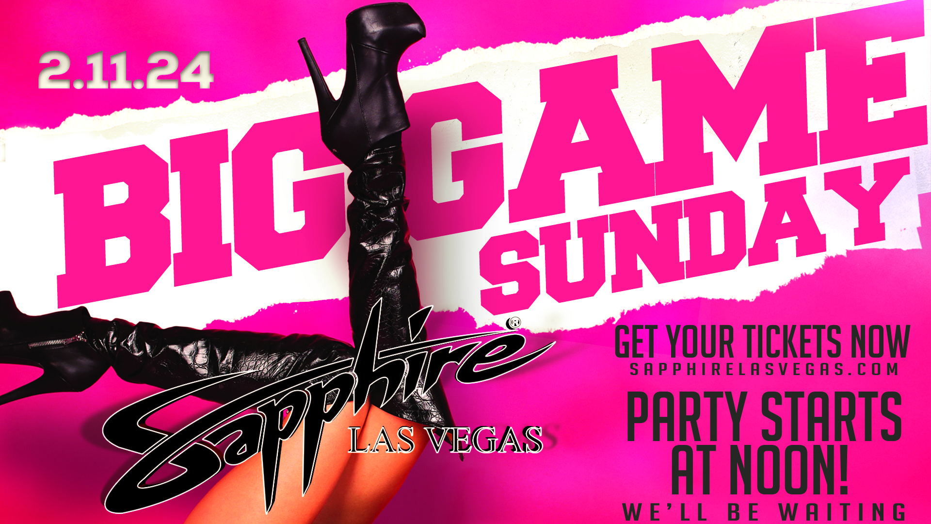 Big Game Sunday in Las Vegas
