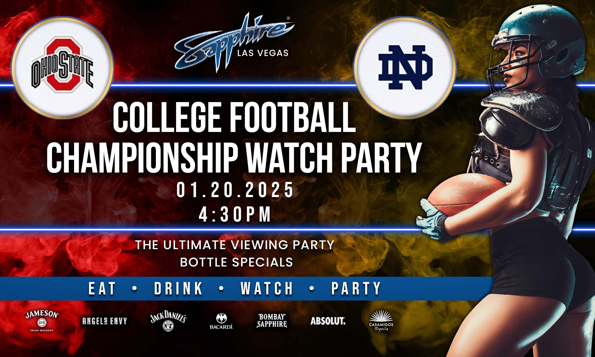 College Football Championship Watch Party at Sapphire Las Vegas