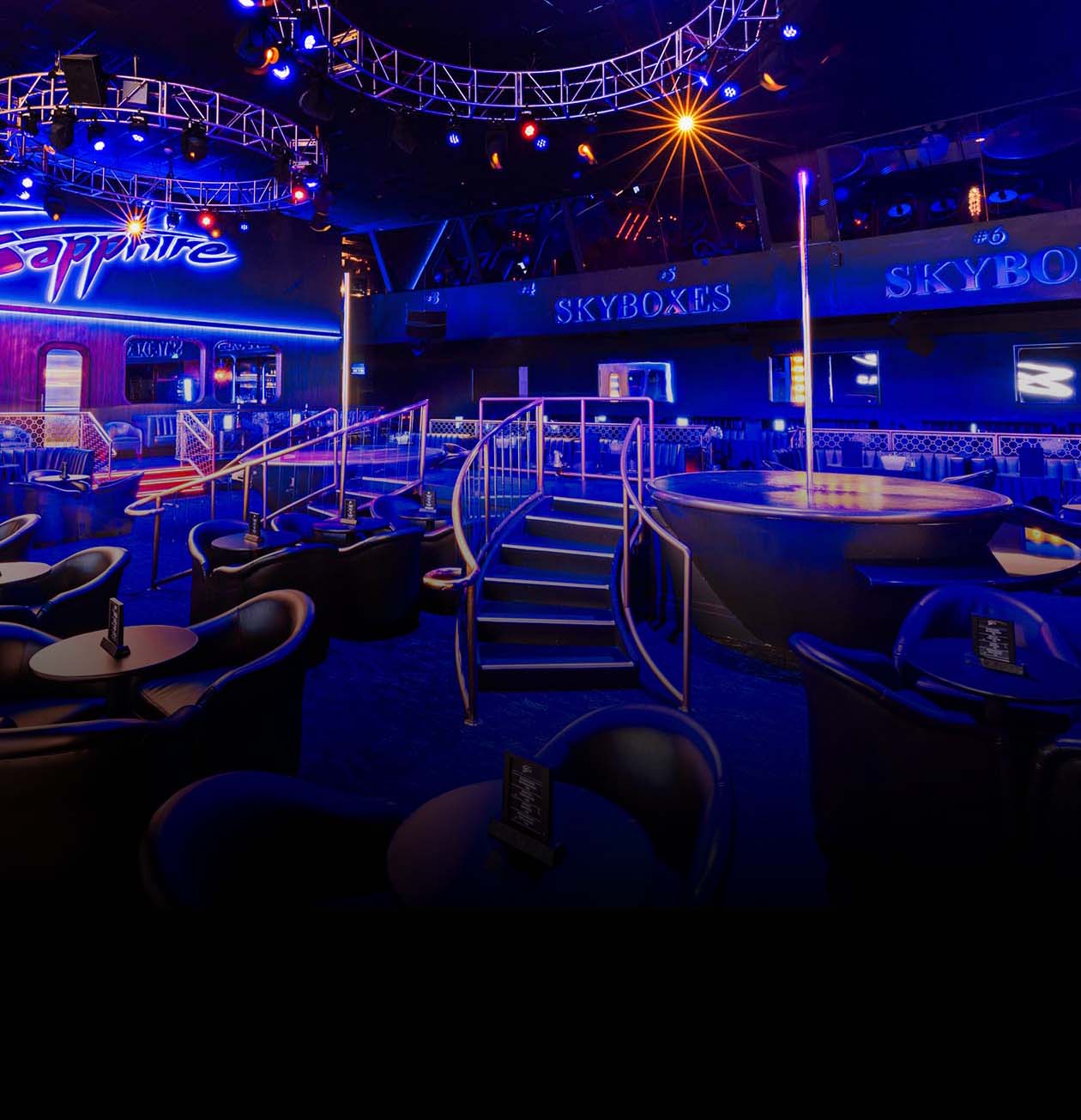 Sapphire Las Vegas Gentlemen's Club Skyboxes