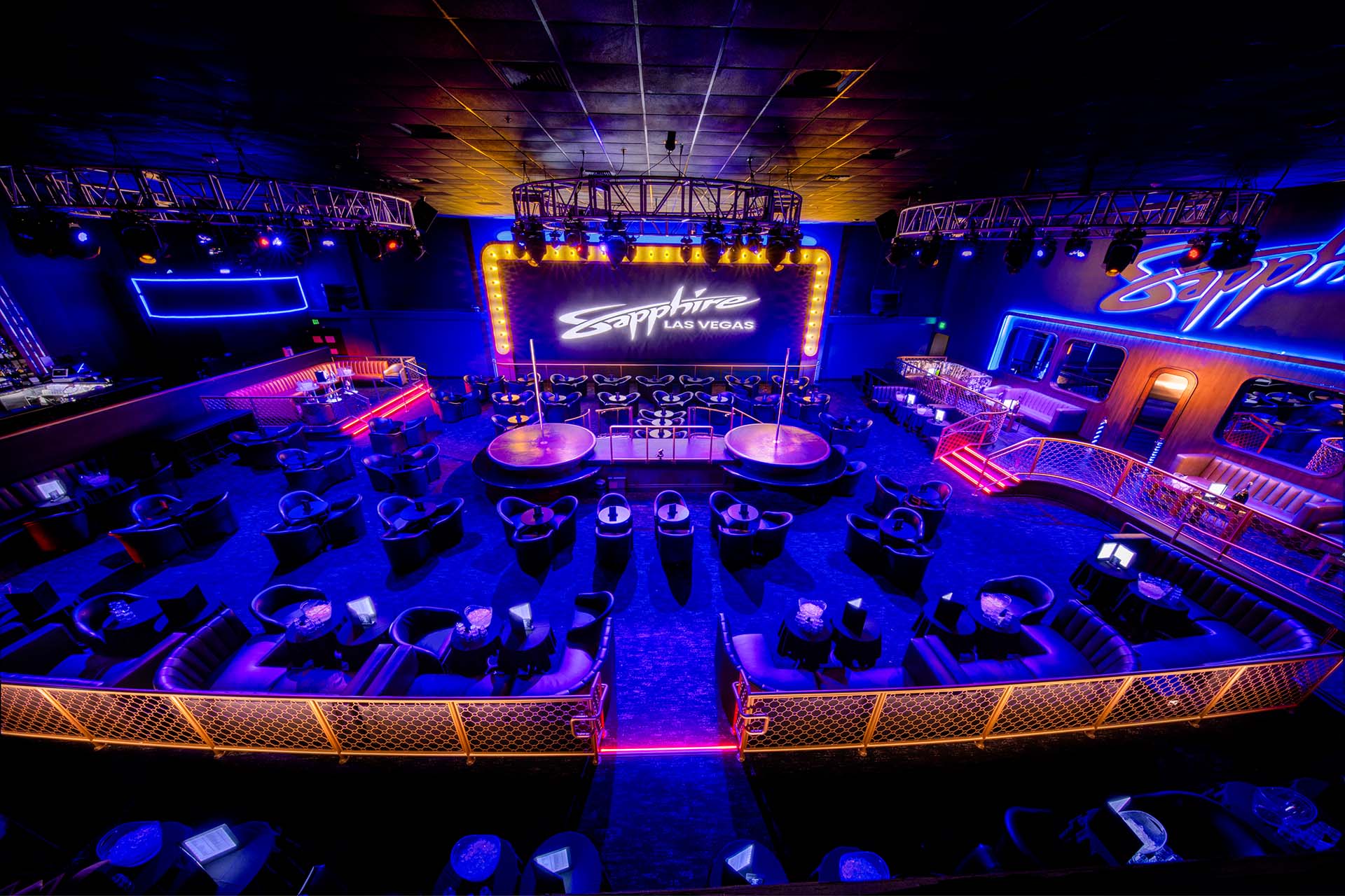 Sapphire Las Vegas Gentlemen's Club main floor